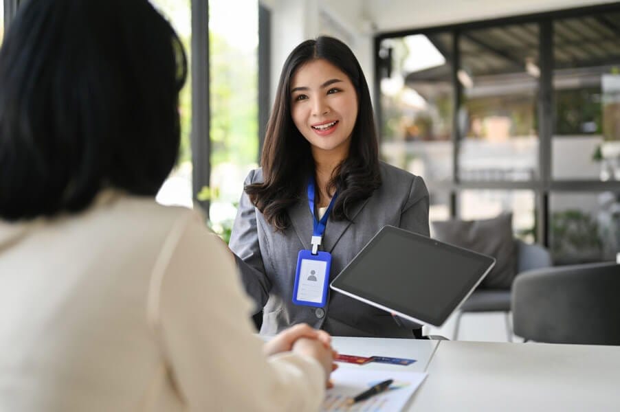 investment plan with her client